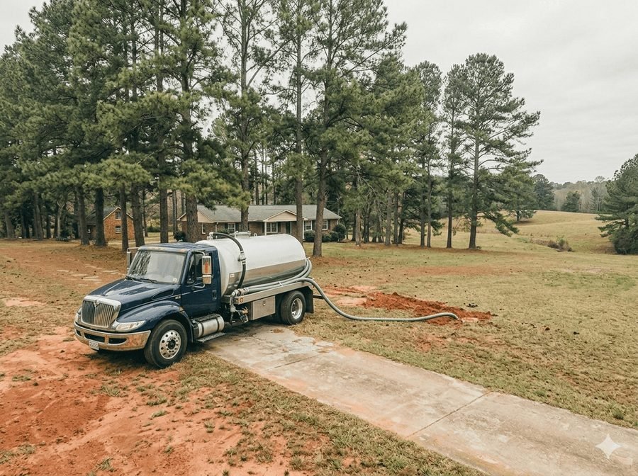 Septic tank pumping service in Waynesboro GA